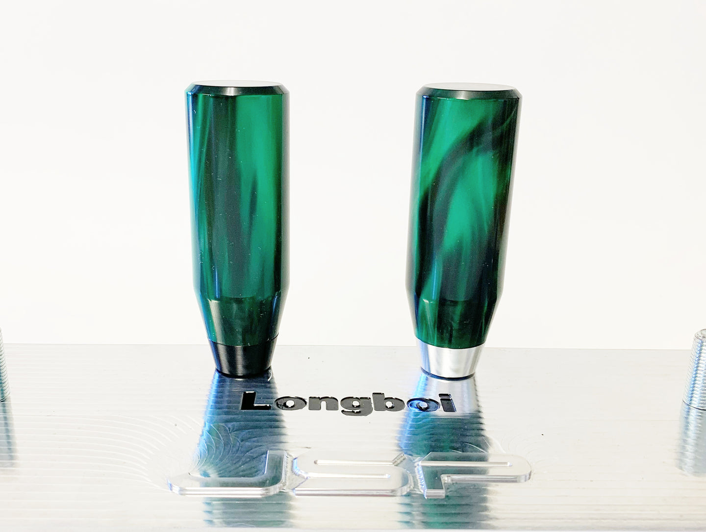 JSP Acrylic “Emerald Green” Longboi Shift knob
