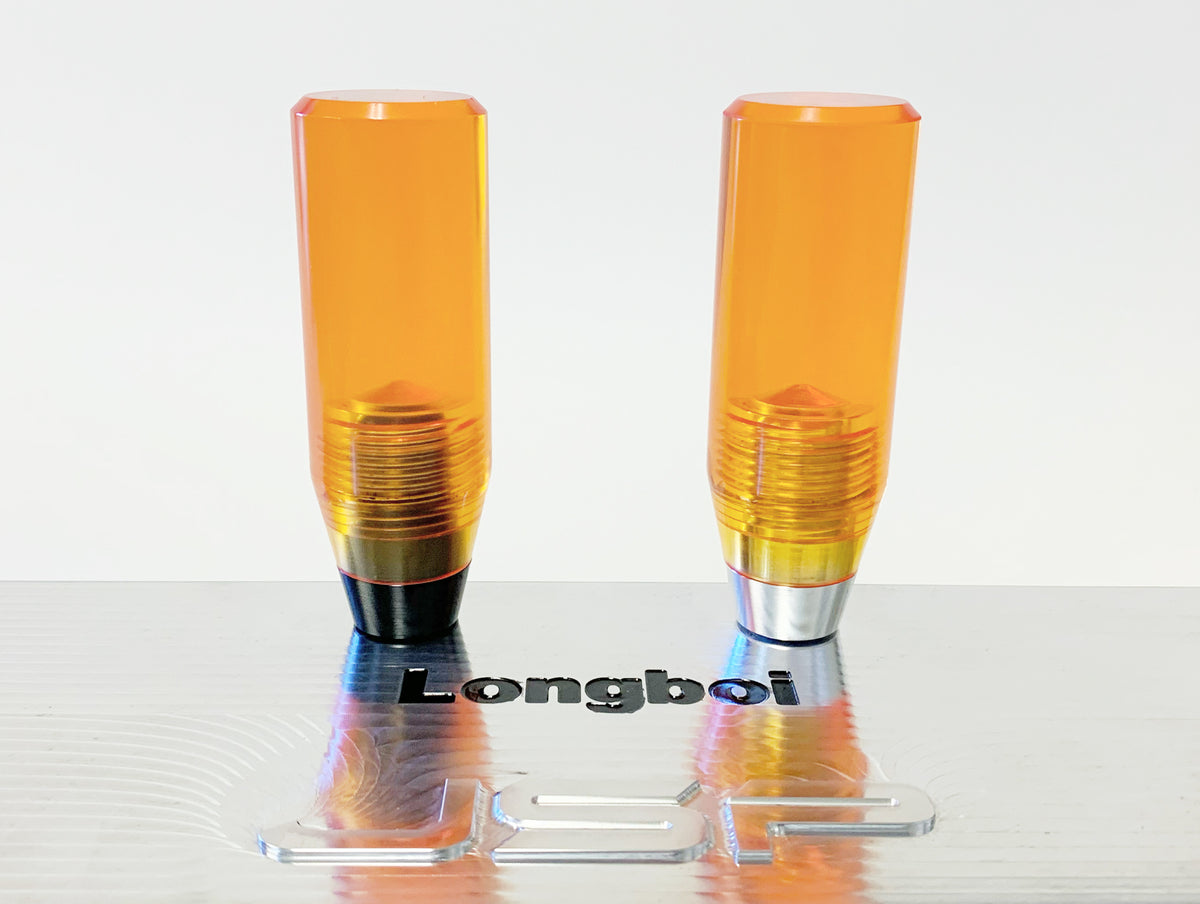 JSP Acrylic “Translucent Amber” Longboi Shift knob – JSP Fab